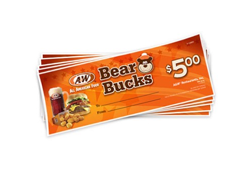 A&W Bear Bucks