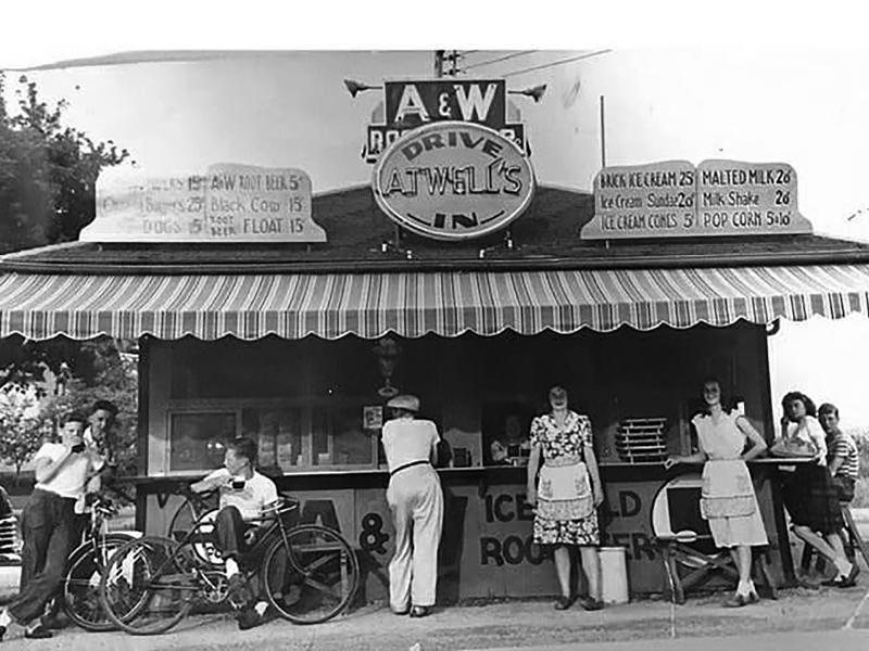 Early A&amp;W Drive-In, Fond du Lac, Wisc.