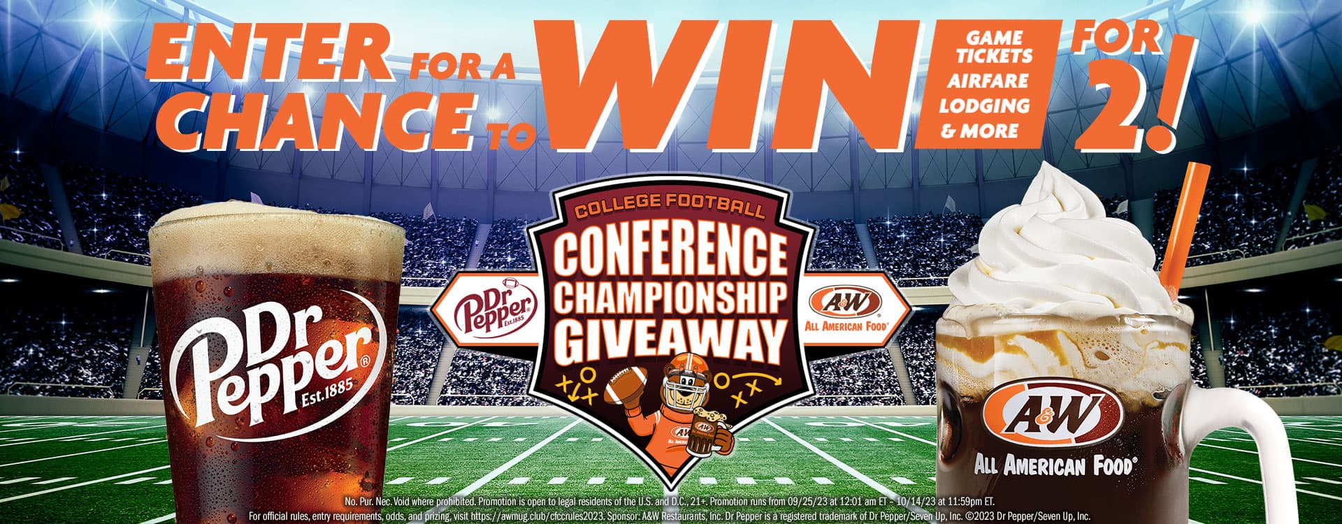 Dr Pepper Football Conference Championship Giveaway