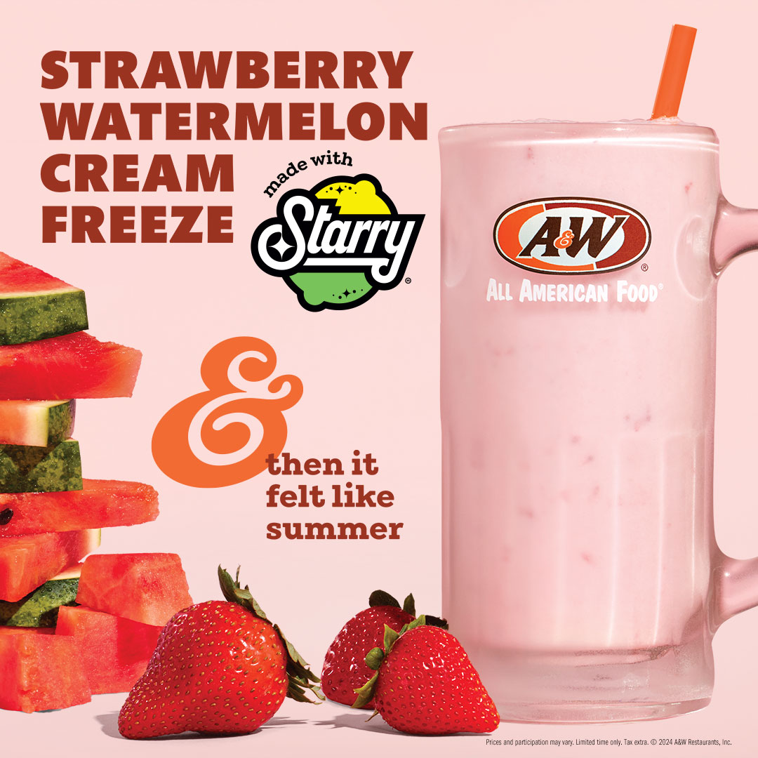 Strawberry Watermelon Cream Freeze